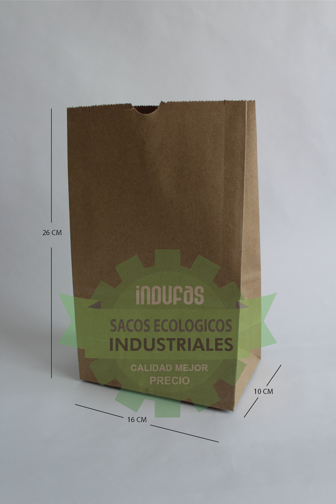 saco ecologico industrial 26x16x10